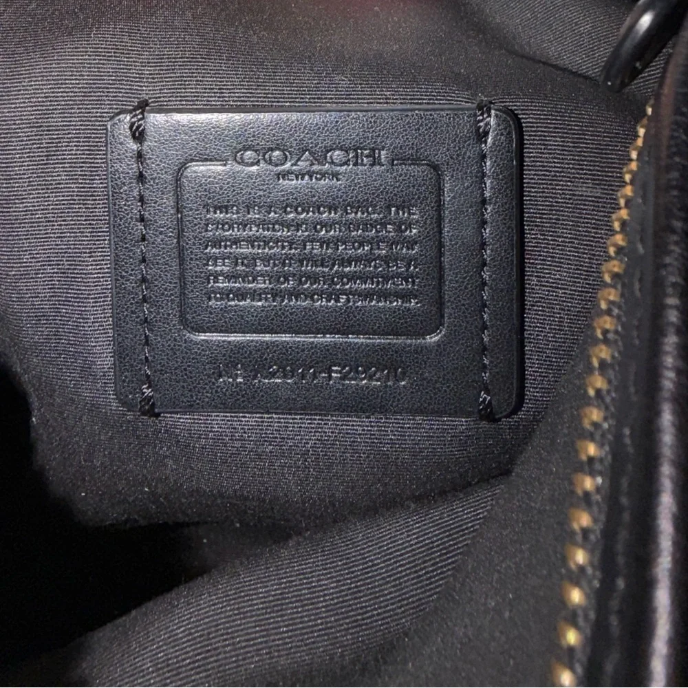 Coach Signature Dark Brown Crossbody Bag - Picture 5 of 5